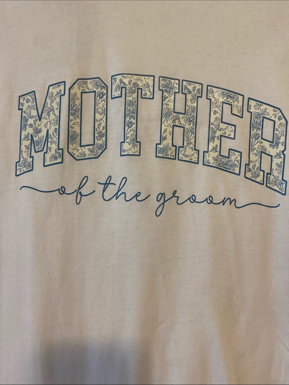 🇺🇸👚 💍 Mother of the Groom White Graphic Tee - size large - Picture 3 of 3